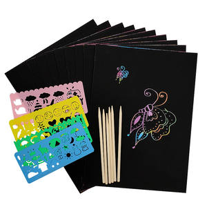 Forniture per la redazione di carte artistiche Scratch Laser per progetti creativi fantasiosi - Product Image 1