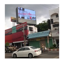 Pantalla LED para Cartelera Publicitaria Impermeable, Módulo de Video Digital para Pared, Panel de Gabinete