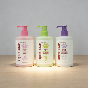 <span class=keywords><strong>Savon</strong></span> liquide pour animaux de compagnie à l'odeur florale personnalisée, rose et lavande, naturel pour animaux de compagnie, chats, chiens - Product Image 2