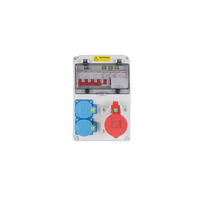 Boîtier de maintenance électrique 170 * 248 * 140mm 1p IP44/67 en PC pour prise industrielle et boîte de sortie électrique