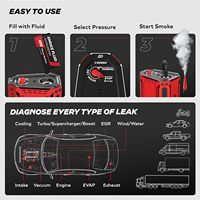 Autoline Pro Automotive Outils automobiles Détecteur de fuites de liquides par aspiration pour réparation de conduites Hypersmoke prêt à l'emploi