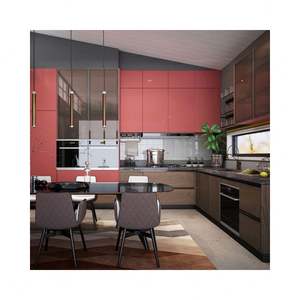 Gabinetes de Cocina Multifuncionales de Madera Maciza de Estilo Europeo de Alta Calidad con Personalización de Diseño Gratuita - Product Image 6