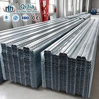 Lámina de Acero para Piso, Acero Corrugado Galvanizado, Plataforma de Acero Compuesto para Construcción de Estructuras Metálicas