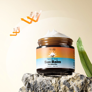 Crème solaire corporelle hydratante au suif de bœuf nourri à l'herbe, SPF50, à l'oxyde de zinc minéral non-nano, naturelle, marque privée, avec logo personnalisé - Product Image 6