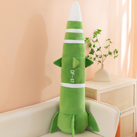 Jouet oreiller fusée créatif, coussin de missiles en peluche de style militaire pour adultes, cadeau drôle pour les amis et la famille
