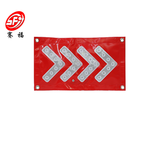 Feu directionnel de flèche de circulation à LED | Signal d'avertissement d'arrêt et de ralentissement de style japonais | Durable pour les zones de sécurité routière et de construction - Product Image 4