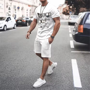 Ensemble de survêtement pour homme YX YRFS-8803 2025, vêtements de sport d'été, décontracté, grande taille, séchage rapide, respirant, léger, numérique - Product Image 2