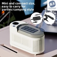 Pembuat Es Batu Otomatis Mini Portabel 12V Listrik untuk Rumah, Asrama, Kantor, Berkemah, dan Mobil