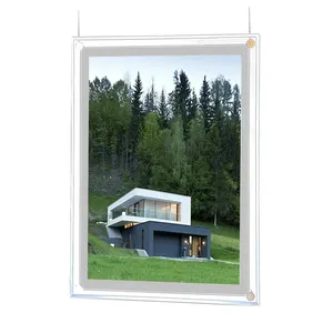A1 A2 A3 A4 Custom Acrylic Advertising Light Box Super Bright Super Led Ultra-Thin Snap House Poster Frame Light Box