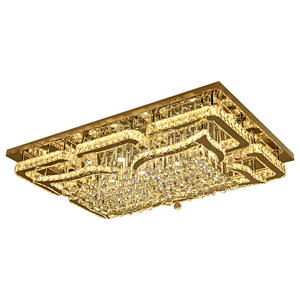 Plafonniers LED carrés intelligents Boule de cristal montée en surface Plafonnier encastré Lumière naturelle blanche - Product Image 6