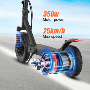 10inch Wide <b>Wheel</b> Moped Scooter Powerful Adult Skate <b>Board</b> With EU Warehouse 100% for Europe E9T Folding Scooter E9T - Product Image 2