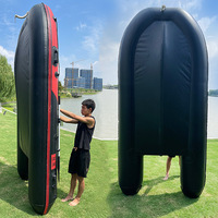 Bateaux pliables Rush Wave Rafting Boat Bateau gonflable en PVC épaissi avec moteur pour la pêche à la dérive