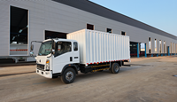 Truk Kargo Van SINOTRUK HOWO 4x2 Bekas Pabrik, 4-10 Ton, Truk Box Ringan, Baru, LHD RHD, Harga Murah, Dijual