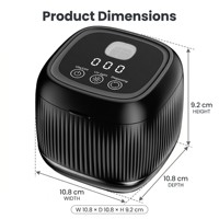 Pembersih Ultrasonik Profesional 3-in-1 untuk Perhiasan Jam Tangan Gigi Palsu Kacamata 48kHz Pembersihan Mendalam + UVC |   Grosir OEM/ODM