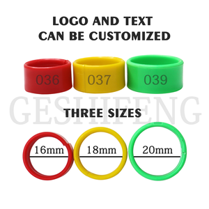 <span class=keywords><strong>2023</strong></span> anneaux de volaille en plastique, anneau de pied d'oiseau, étiquette de pied de pigeon de course, porte-clés de poulet de volaille - Product Image 6