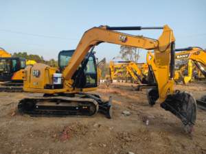 Excavadora hidráulica avanzada CAT307, motor Robin, capacidad de cubo de 0,32 M, peso operativo de 7 toneladas, motor de fuerza de excavación mejorado - Product Image 2