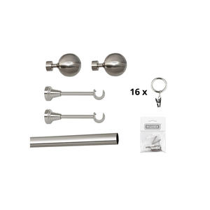 Bojanek Ensemble complet de rail de plafond double fenêtre en PVC pour un mouvement fluide des rideaux, rail durable et accessoires de fixation complets - Product Image 4