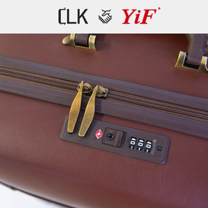 Factory <span class=keywords><strong>Outlet</strong></span> PU Equipaje <span class=keywords><strong>de</strong></span> viaje 2 piezas Vintage Soft Equipaje Sets - Product Image 3