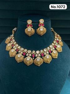 Exquisito Conjunto de Collar de Circonita y Piedras con Pendientes a Juego, Joyería de Lujo para Mujer, Ideal para Bodas y Fiestas, Venta al por Mayor - Product Image 6