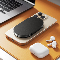 Support de téléphone magnétique pliable en alliage d'aluminium, réglable en hauteur, portable, pour bureau et voyages d'affaires
