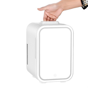Refrigerador de belleza con acabado de espejo Hw de 4L con pantalla táctil LED, mini nevera de doble uso para coche y hogar - Product Image 4