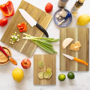 Juego de Tablas de Cortar de Madera con Ranura para Jugos (3 Piezas), Tablas de Cortar de Cocina de Madera de Acacia, Tabla para Cortar Carne - Product Image 3