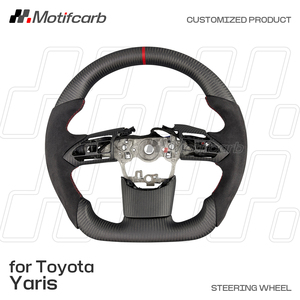 Volante de Fibra de Carbono Mate Personalizado para Toyota GR Yaris Yaris Cross 2020 2021 2022 2023 2024 2025, Mejora del Interior del Automóvil - Product Image 2