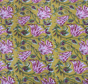 Tela de Algodón con Estampado Floral Hecha a Mano |   Material de Confección de Ropa sin Coser para Mujer, para la Elaboración de Prendas Étnicas y Manualidades - Product Image 6