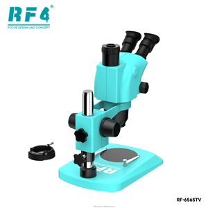 <span class=keywords><strong>Microscope</strong></span> stéréoscopique <span class=keywords><strong>optique</strong></span> trinoculaire RF4 6565TV avec zoom 6,5-65x, éclairage annulaire LED 144, caméra 1080p, indice de protection IP53, certifié CE, garantie 1 an - Product Image 2