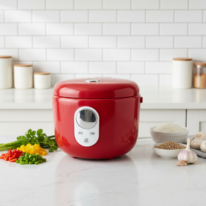 Autocuiseur de riz multifonctionnel automatique à faible teneur en sucre 1,8 L, intelligent, numérique, en acier inoxydable, avec cuiseur vapeur et tasse doseuse intégrée - Product Image 5