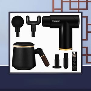 Ensemble personnalisable de luxe : Pistolet de massage et tasse de bureau – Cadeaux d'entreprise, cadeaux pour expositions scolaires, coffrets cadeaux créatifs - Product Image 3