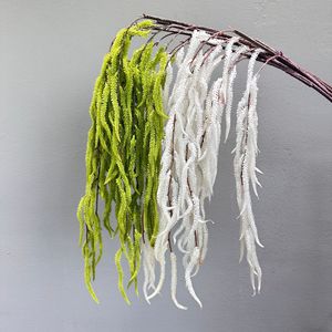 Branches de saule artificielles Meng Jie, blanches et vertes, plantes décoratives pour les cafés et les magasins de vêtements - Product Image 1