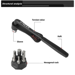 Nouveau vélo économique vélo pilote faisceau <span class=keywords><strong>clé</strong></span> <span class=keywords><strong>dynamométrique</strong></span> <span class=keywords><strong>Allen</strong></span> outils ensemble de douilles Kit 3-20 N.M. Idéal pour l'entretien - Product Image 2