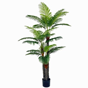 Palmera Artificial de Plástico Resistente al Agua, Ecológica y de Alta Simulación, para Decoración de Jardín y Hogar - Product Image 1