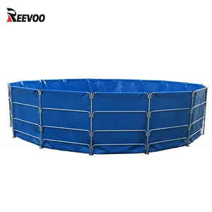 Foldable swimming pool PVC fish tank plastic breeding tank