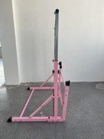 Barres de gymnastique pliantes réglables en hauteur pour enfants, barres horizontales en acier pour entraînement à domicile