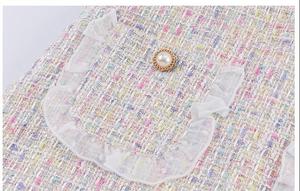 Ropa al por Mayor para Niños, Vestidos Largos de Algodón con Cuentas de Algodón y Rayas de Colores para Bebés - Product Image 3