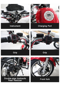 Motocicleta Eléctrica de Alta Velocidad para Adultos, 72v, Deportiva, con Batería - Product Image 6