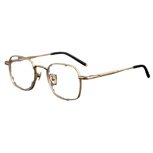 Lunettes carrées en titane de luxe de haute qualité Lunettes de prescription élégantes avec motif solide pour hommes et femmes - Product Image 1