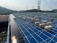 Kit Pemasangan Panel Surya Atap yang Dapat Disesuaikan, Braket Panel Surya Aluminium untuk Atap Genteng