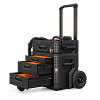 Nettoyeur laser pulsé mobile 300W avec chariot à roulettes et tête de nettoyage portative pour l'élimination de la rouille et de la peinture sur site