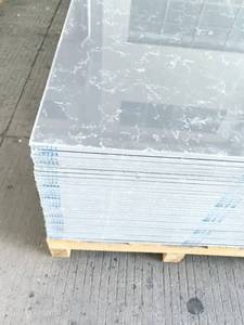 Nhà máy Hiện Đại-acrylic rắn bề mặt tấm giá rẻ nhà khách sạn tường <span class=keywords><strong>Countertop</strong></span> lớn gân mô hình sửa đổi cho nhân tạo slab - Product Image 4