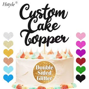 Hstyle couleur différente <span class=keywords><strong>joyeux</strong></span> <span class=keywords><strong>anniversaire</strong></span> Topper gâteau décoration fête centres <span class=keywords><strong>de</strong></span> <span class=keywords><strong>table</strong></span> fournitures Dessert décor Double face paillettes carte - Product Image 6