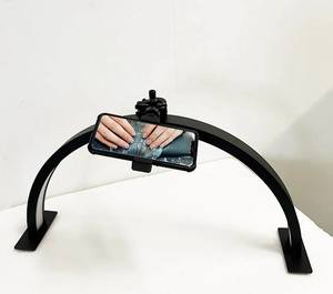 Fotrend – <span class=keywords><strong>lampe</strong></span> annulaire demi-lune de 55cm, 75cm, <span class=keywords><strong>lampe</strong></span> de table de <span class=keywords><strong>manucure</strong></span> LED, <span class=keywords><strong>loupe</strong></span> de salon, <span class=keywords><strong>lampe</strong></span> de cils de beauté, vente en gros - Product Image 6