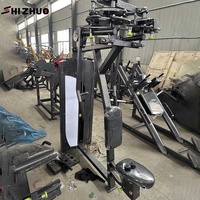 Machine de musculation professionnelle Shizhuo Pec Fly et Deltéens arrière avec pile de poids, bras surdimensionnés, construction en acier robuste