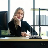 Jouet scientifique physique : Pendule à billes, lois de conservation de l'énergie par collision, décoration de bureau, cadeau de vacances