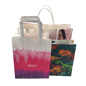 Bolsa de Papel de Regalo Personalizada de Lujo con Cuerda de Papel, Bolsa de Embalaje Kraft para Llevar Comida, Máquina para Hacer Bolsas - Product Image 2