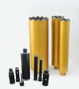 KHÔ ƯỚT Kim Cương Tip <span class=keywords><strong>Core</strong></span> <span class=keywords><strong>Drill</strong></span> Bit Cho Bê Tông Cốt Thép Với Cắt Nhanh - Product Image 1