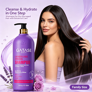 <span class=keywords><strong>แชมพู</strong></span> GATASE ลาเวนเดอร์และกุหลาบ ช่วยบำรุงและปรับสภาพเส้นผม พร้อมกรดซาลิไซลิก เพิ่มวอลลุ่ม เงางาม ปลอดภัยต่อสีผม เหมาะสำหรับทุกสภาพเส้นผม - Product Image 3