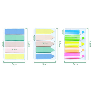 Clear Transparent Self Sticky Notes Repeatable Paste <b>Writing</b> PET Memo <b>Pad</b> - Product Image 2